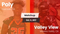 Matchup: Poly  vs. Valley View  2017