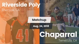 Matchup: Poly  vs. Chaparral  2018