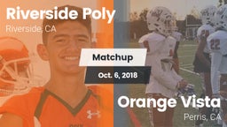 Matchup: Poly  vs. Orange Vista  2018