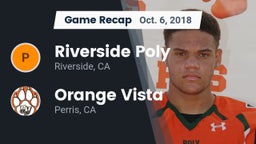 Recap: Riverside Poly  vs. Orange Vista  2018