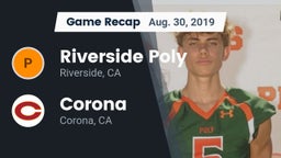 Recap: Riverside Poly  vs. Corona  2019