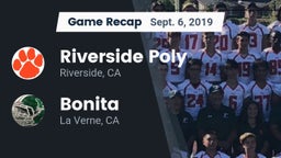 Recap: Riverside Poly  vs. Bonita  2019