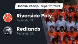 Recap: Riverside Poly  vs. Redlands  2023