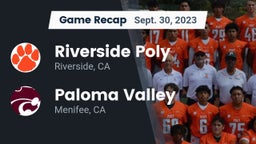 Recap: Riverside Poly  vs. Paloma Valley  2023