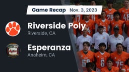 Recap: Riverside Poly  vs. Esperanza  2023