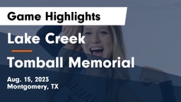 Lake Creek  vs Tomball Memorial  Game Highlights - Aug. 15, 2023