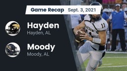 Recap: Hayden  vs. Moody  2021