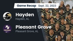 Recap: Hayden  vs. Pleasant Grove  2023