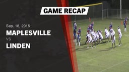 Recap: Maplesville  vs. Linden  2015