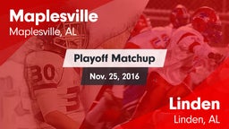 Matchup: Maplesville vs. Linden  2016