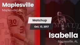 Matchup: Maplesville vs. Isabella  2017