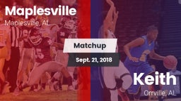 Matchup: Maplesville vs. Keith  2018