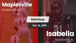 Matchup: Maplesville vs. Isabella  2018