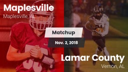 Matchup: Maplesville vs. Lamar County  2018