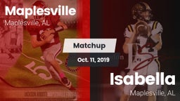 Matchup: Maplesville vs. Isabella  2019