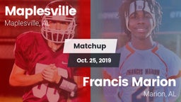 Matchup: Maplesville vs. Francis Marion 2019