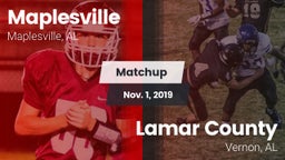 Matchup: Maplesville vs. Lamar County  2019