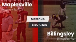 Matchup: Maplesville vs. Billingsley  2020