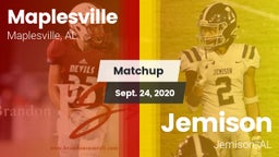 Matchup: Maplesville vs. Jemison  2020