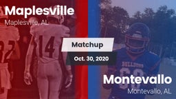 Matchup: Maplesville vs. Montevallo  2020