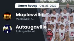Recap: Maplesville  vs. Autaugaville  2020