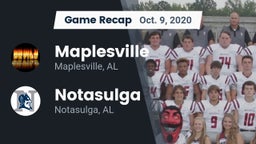 Recap: Maplesville  vs. Notasulga  2020