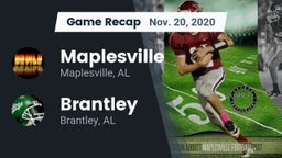Recap: Maplesville  vs. Brantley  2020