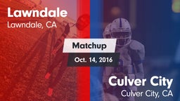 Matchup: Lawndale vs. Culver City  2016