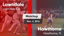 Matchup: Lawndale vs. Hawthorne  2016