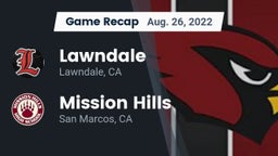 Recap: Lawndale  vs. Mission Hills  2022