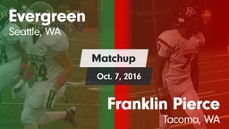 Matchup: Evergreen vs. Franklin Pierce  2016