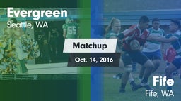 Matchup: Evergreen vs. Fife  2016