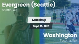 Matchup: Evergreen vs. Washington  2017