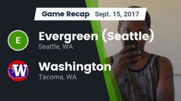 Recap: Evergreen  (Seattle) vs. Washington  2017