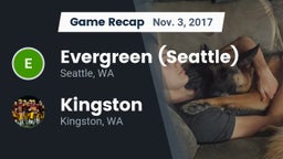 Recap: Evergreen  (Seattle) vs. Kingston  2017