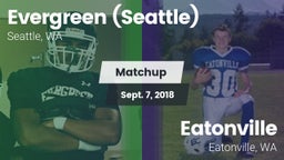 Matchup: Evergreen vs. Eatonville  2018
