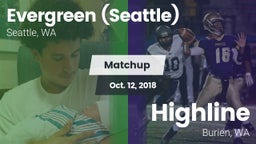 Matchup: Evergreen vs. Highline  2018