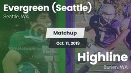 Matchup: Evergreen vs. Highline  2019