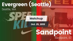 Matchup: Evergreen vs. Sandpoint  2019