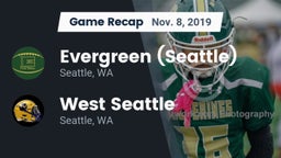 Recap: Evergreen  (Seattle) vs. West Seattle  2019