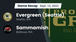 Recap: Evergreen  (Seattle) vs. Sammamish  2023