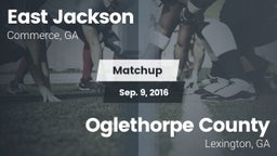 Matchup: East Jackson vs. Oglethorpe County  2016