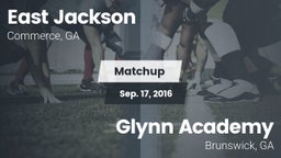 Matchup: East Jackson vs. Glynn Academy  2016