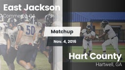 Matchup: East Jackson vs. Hart County  2016