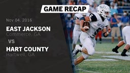 Recap: East Jackson  vs. Hart County  2016