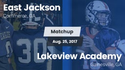 Matchup: East Jackson vs. Lakeview Academy  2017