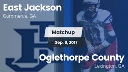 Matchup: East Jackson vs. Oglethorpe County  2017