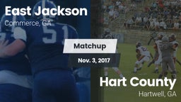 Matchup: East Jackson vs. Hart County  2017