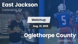 Matchup: East Jackson vs. Oglethorpe County  2018