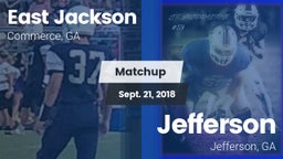 Matchup: East Jackson vs. Jefferson  2018